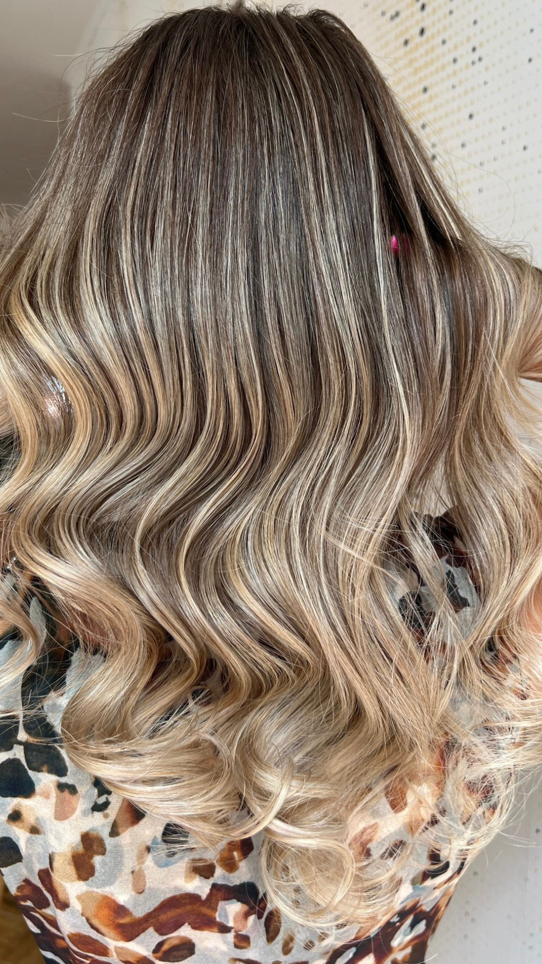balayage donkerbruin-blond